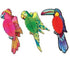 Jungle Exotic Bird Honeycomb Hanging Decorations Each