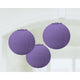 Amscan_OO Decorations - Decorative Fans, Pom Poms & Lanterns New Purple Rainbow Round Paper Lanterns 3pk 24cm