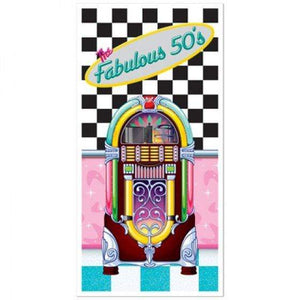 Amscan_OO Decorations - Door Covers & Curtains 50's The Fabulous Door Cover Each