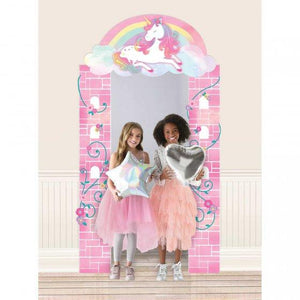 Amscan_OO Decorations - Door Covers & Curtains Enchanted Unicorn Deluxe Doorway Entry Decoration Each