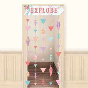 Decorations - Door Covers & Curtains Free Spirit Happy Birthday Door Curtain 99cm x 1.95m Each