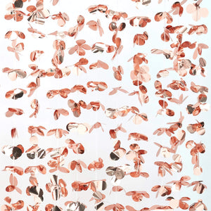 Amscan_OO Decorations - Door Covers & Curtains Pick and Mix Rose Gold Flower Curtain Each