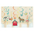 Barnyard Birthday Hanging Swirl Decorations Value Pack 12pk