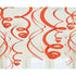 Plastic Swirl Decorations 56cm 12pk