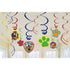 Paw Patrol Swirl Hanging Decorations 12pk