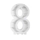 Decorations - Props 8 Mix It Up Number Balloon Kit 81cm x 58cm x 14cm Each