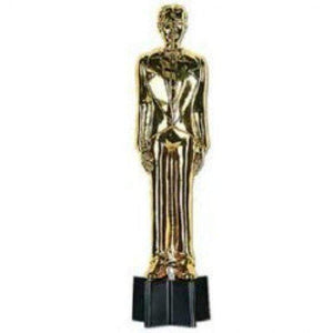 Amscan_OO Decorations - Props Awards Night Male Statuette Trophy Decoration 22cm Each