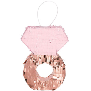 Amscan_OO Decorations - Props Blush Wedding Ring Mini Decoration 16cm x 12cm Each