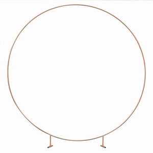 Decorations - Props Botanical Wedding Rose Gold Moongate Hoop Each