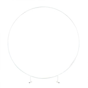 Decorations - Props Botanical Wedding White Moongate Hoop Each