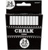 Chalkboard & Kraft White Chalk Sticks 24Pk