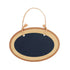 Chalkboard Sign MDF Mini Oval Sign With Twine Hanger 6.9cm x 10cm Each