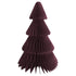 Christmas Honeycomb Red Tree Decoration 20cm Each