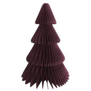 Decorations - Props Christmas Honeycomb Red Tree Decoration 35cm Each