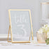 Gold Wedding Gold Standing Frames Each