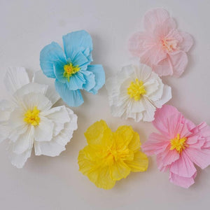 Decorations - Props Hello Spring Tissue Paper Flowers 6pk