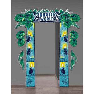 Decorations - Props Jurassic Into The Wild Deluxe Doorway Entry Decoration 126cm x 190cm Each