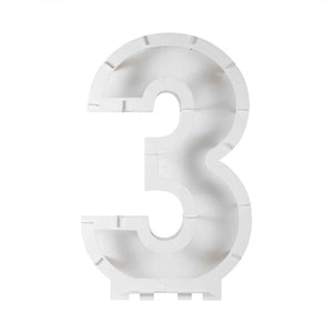 Decorations - Props Mix It Up Number 3 Balloon Kit 81cm x 58cm x 14cm Each