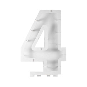 Decorations - Props Mix It Up Number 4 Balloon Kit 81cm x 58cm x 14cm Each