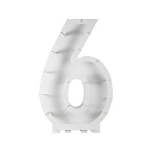 Decorations - Props Mix It Up Number 6 Balloon Kit 81cm x 58cm x 14cm Each