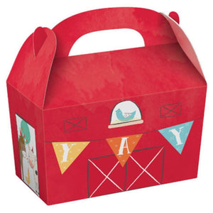 Amscan_OO Games & Favors - Favor Boxes, Shreds, Treat & Loot Bags Barnyard Birthday Treat Boxes 8pk