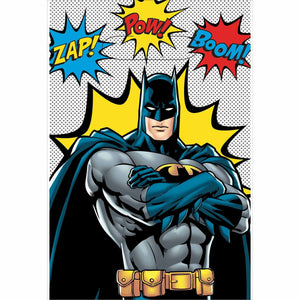 Amscan_OO Games & Favors - Favor Boxes, Shreds, Treat & Loot Bags Batman Heroes Unite Loot Bags 8pk