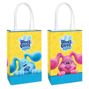 Amscan_OO Games & Favors - Favor Boxes, Shreds, Treat & Loot Bags Blue's Clues Paper Kraft Bags 8pk