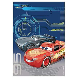 Amscan_OO Games & Favors - Favor Boxes, Shreds, Treat & Loot Bags Cars 3 Loot Bags 23cm 8pk