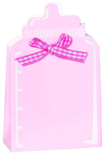 Amscan_OO Games & Favors - Favor Boxes, Shreds, Treat & Loot Bags Pink Bottle Shaped Favor Box Kit 24pk