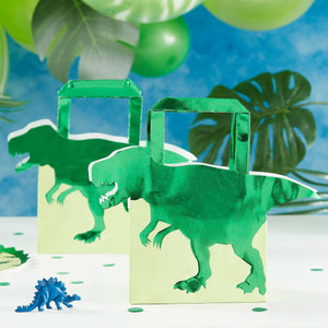Amscan_OO Games & Favors - Favor Boxes, Shreds, Treat & Loot Bags Roar Party Bags 19cm x 22cm 5pk