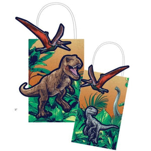 Games & Favors - Favor Boxes, Treat & Loot Bags Jurassic Into The Wild Create Your Own Paper Kraft Bags 21cm x 13cm x 8cm 8pk