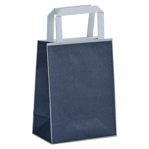 Games & Favors - Favor Boxes, Treat & Loot Bags Mix it Up Navy Blue Paper Party Bags 26cm x 13cm 5pk