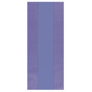 Amscan_OO Games & Favors - Favor Boxes, Treat & Loot Bags New Purple Small Party Cello Bags 24cm x 10cm 25pk