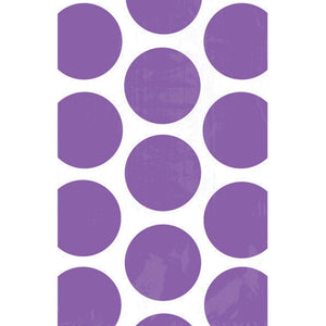 Amscan_OO Games & Favors - Favor Boxes, Treat & Loot Bags Polka Dot New Purple Paper Bags 18cm x 11cm 10pk