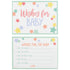 Baby Shower Wishes for Baby Cards 8cm x 12cm 24pk