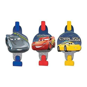 Amscan_OO Games & Favors - Favors, Activity Kit & Stickers Cars 3 Blowouts 12cm 8pk