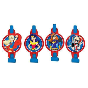 Amscan_OO Games & Favors - Favors, Activity Kit & Stickers DC Super Hero Girls Blowouts 12cm 8pk