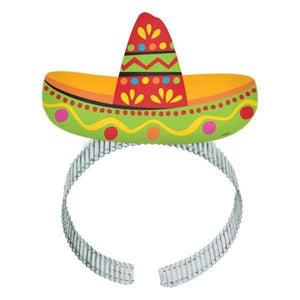 Amscan_OO Games & Favors - Favors, Activity Kit & Stickers Fiesta Sombrero Headbands 8pk