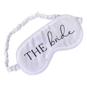 Games & Favors - Favors, Activity Kit & Stickers Future Mrs White Satin Bride Sleep Mask 10cm x 20cm Each