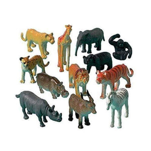 Amscan_OO Games & Favors - Favors, Activity Kit & Stickers Jungle Animals Favors Value Pack 12pk