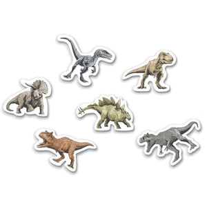 Games & Favors - Favors, Activity Kit & Stickers Jurassic Into The Wild Shaped Erasers 6pk