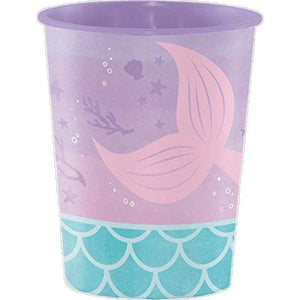 Amscan_OO Games & Favors - Favors, Activity Kit & Stickers Mermaid Shine Iridescent Keepsake Souvenir Favor Cup Plastic 473ml Each