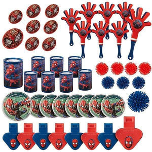 Amscan_OO Games & Favors - Favors, Activity Kit & Stickers Spider-Man Webbed Wonder Mega Mix Value Pack 48pk