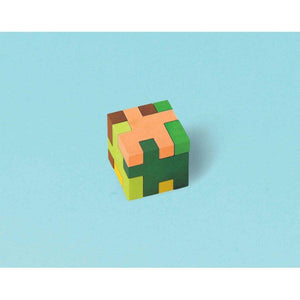 Amscan_OO Games & Favors - Favors, Activity Kit & Stickers TNT Party! Puzzle Cube Mini Erasers Favor 12pk