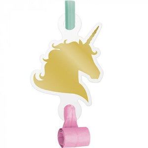 Amscan_OO Games & Favors - Favors, Activity Kit & Stickers Unicorn Sparkle Blowouts 8pk