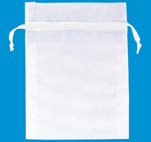 Amscan_OO Games & Favors - Favors, Activity Kit & Stickers White Organza Bags 24pk