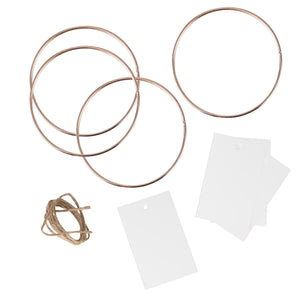 Games & Favors - Invitations & Thank You Cards A Touch of Pampas Place Card Metal Hoop 4pk