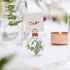 Botanical Wedding Eucalyptus Bauble Place Card Holder With White Place Cards 6pk