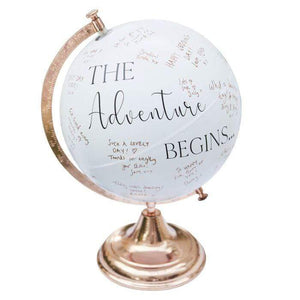 Amscan_OO Games & Favors - Invitations & Thank You Cards Botanical Wedding Guest Book Globe Each