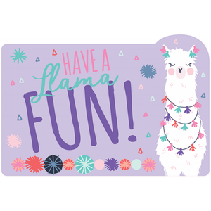 Amscan_OO Games & Favors - Invitations & Thank You Cards Llama Fun Postcard Invitations 8pk